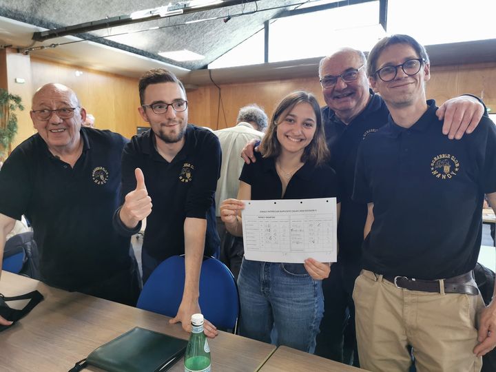 L’équipe Martini de Nancy vice-championne de France duplicate en division 4
